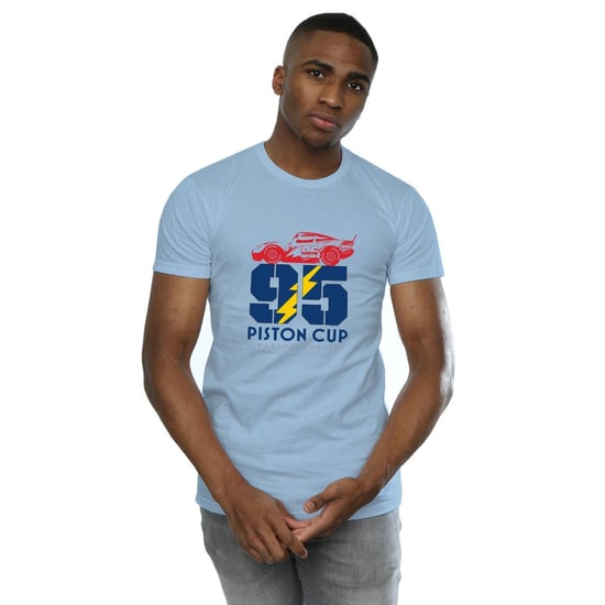 Disney Heren Cars Piston Cup 95 T-Shirt (Babyblauw) - Image 2
