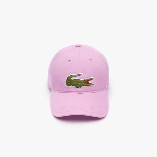 Accessories Lacoste Adjustable Cotton Twill Cap in Pink