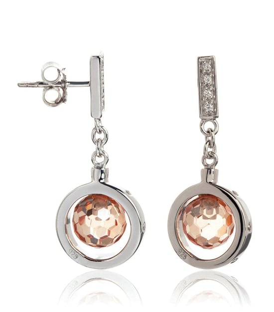Orphelia Women's 925 Sterling Silver Drop Earrings - Silver ZO-5904