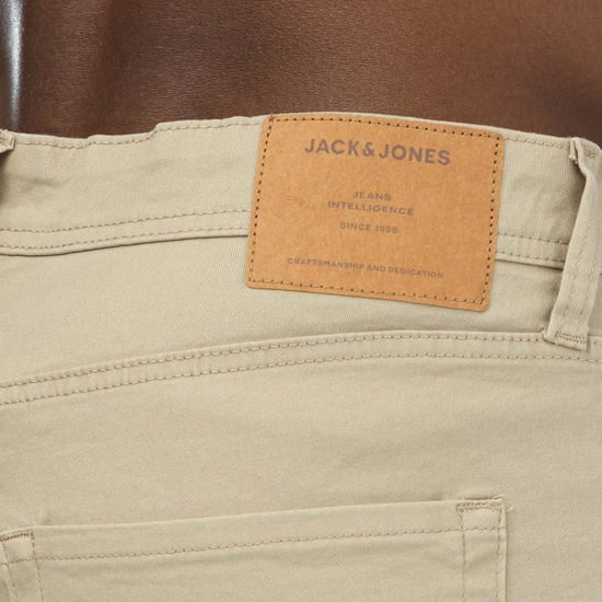 Herenbroek Jack and Jones Rick Original in Ecru - Image 4