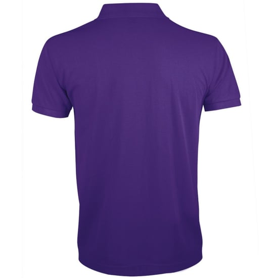 SOLS Heren Prime Pique Poloshirt met korte mouwen (Donkerpaars) - Image 2