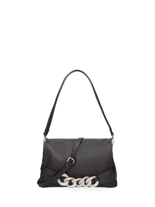 John Richmond Shoulder Bag Women BLACK AND GOLD - Image 5