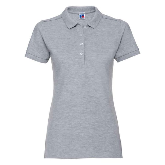 Russell Womens/Ladies Pique Stretch Polo Shirt (Light Oxford)