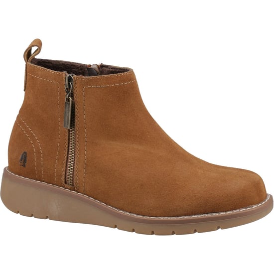 Hush Puppies Libby Suede Women's Tan Boots - Image 1