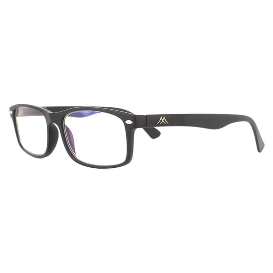 Montana Rectangular Matte Black Unisex Women Glasses Frames