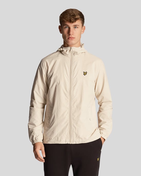 Mens Zip Through Hooded Jacket in Cove - Image 1