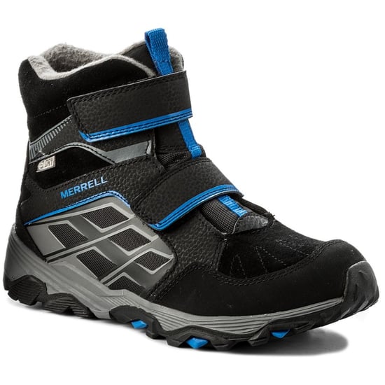 Merrell ML-B Polar Waterproof Kids Black Boots