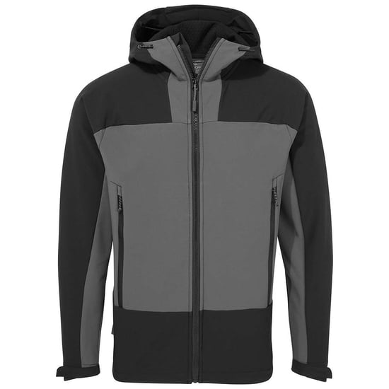 Craghoppers Mens Expert Active Soft Shell Jacket (Carbon Grey/Black)
