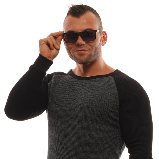 Guess Rectangle Mens Black Grey Gradient GF0191 - Image 4