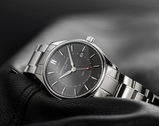 Frédérique Constant  Heren Horloge Zilverkleurig FC-252DGS5B6B - Image 5