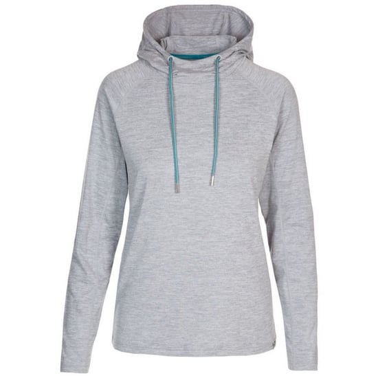 Trespass Hattie Active Hoodie för damer/kvinnor (Platinum Grey Marl) - Image 1