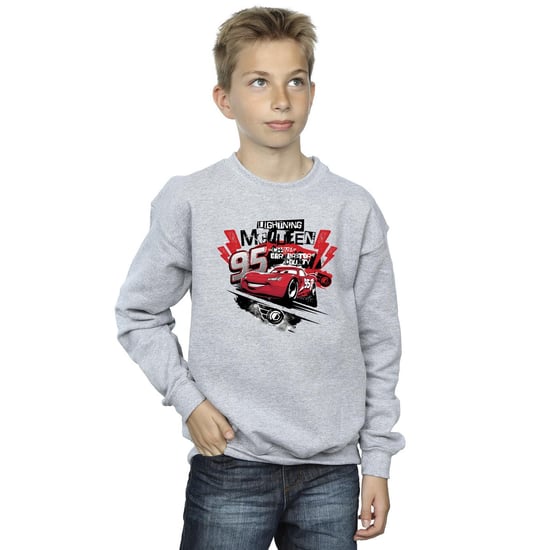 Disney Jongens Cars Bliksem McQueen Collage Sweatshirt (Sportgrijs) - Image 3