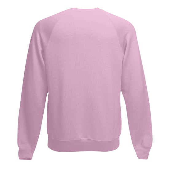 Fruit Of The Loom Heren Raglan Mouwen Belcoro® Sweatshirt (Lichtroze) - Image 2