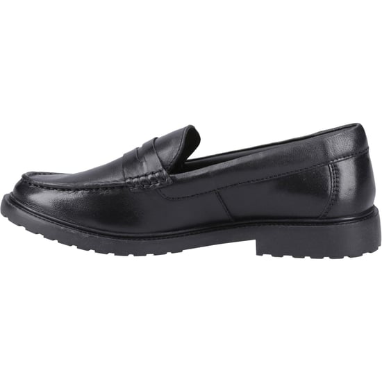 Hush Puppies Verity Slip On Läder Dam Svarta Loafers - Image 4