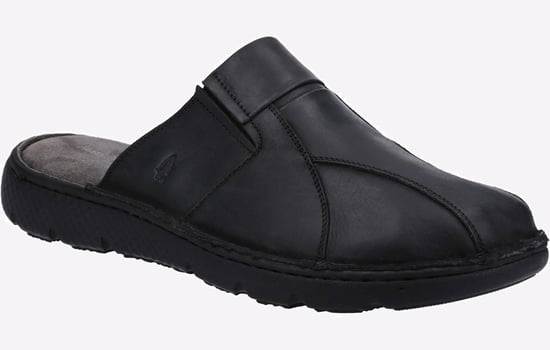 Hush Puppies Carson Mule Leather Sandal Mens - Image 2