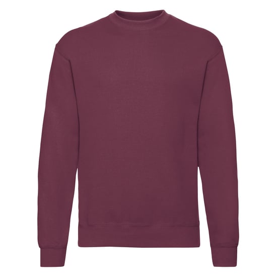 Fruit of the Loom Heren Klassiek 80/20 Ingezet Sweatshirt (Bourgondië) - Image 1