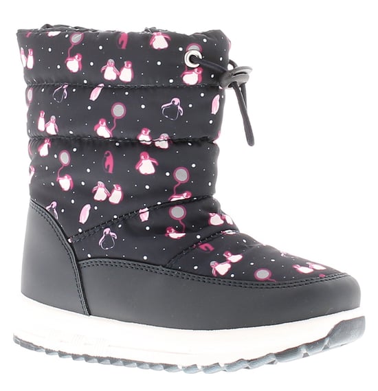 Princess Stardust Girls Snow Boots Penguin navy