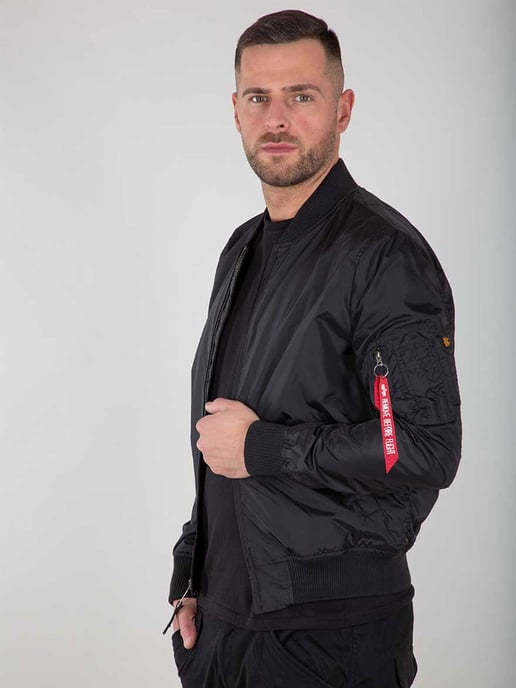 Alpha Industries Heren MA-1 TT Bomberjack in Zwart - Image 4