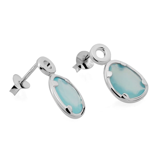 Orphelia 'Rivera' Dames 925 Sterling Zilveren Oorbellen - Zilver ZO-7480/BC - Image 1