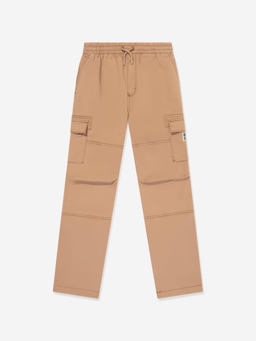 Converse Boys Lifestyle Woven Cargo Joggers in Brown - Image 1