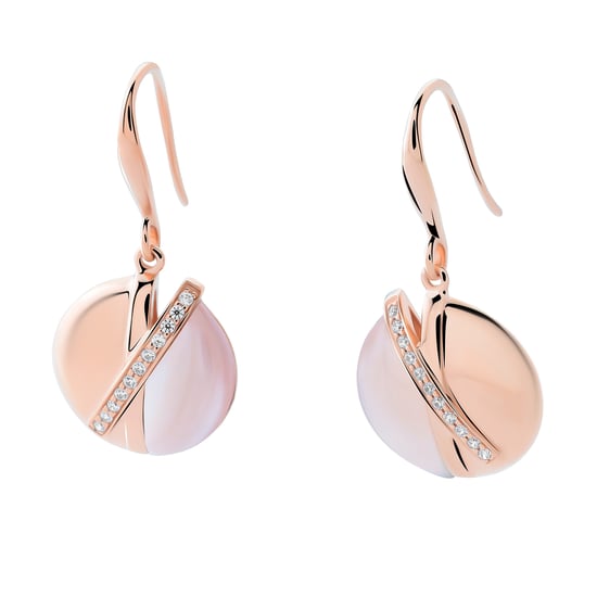 Orphelia 'Moragene' Women's 925 Sterling Silver Drop Earrings - Rose ZO-7506/RG - Image 1