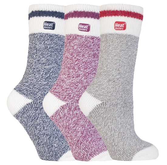 HEAT HOLDERS - 3 Pack Multipack Ladies Insulated Thermal Socks for Winter - Barcelona - Image 1