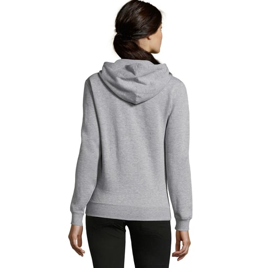 SOLS Womens/Ladies Seven Full Zip Hoodie (Grey Melange) - Image 2