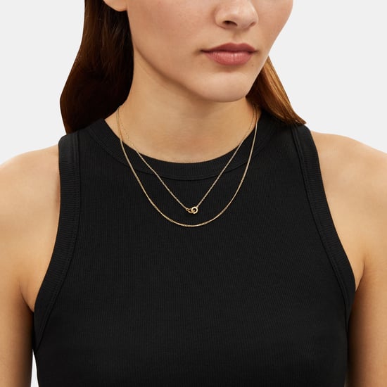 Delicate Interlocking Layered Necklace