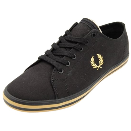 Fred Perry B7259 157 Kingston Twill Black Trainers - Image 2