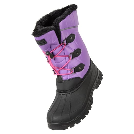 Mountain Warehouse Childrens/Kids Whistler Adaptive Snow Boots (Dark Purple)