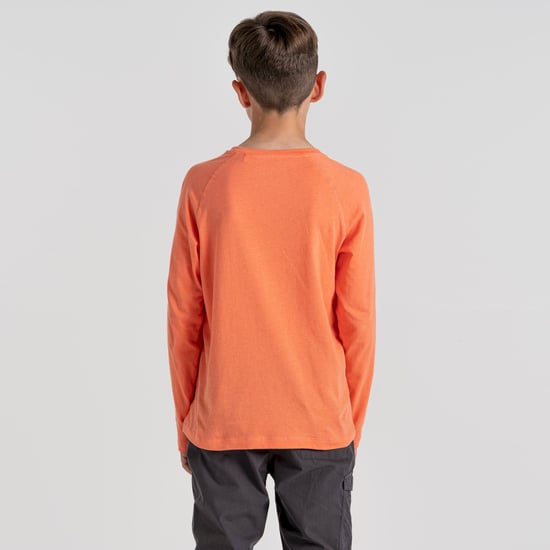 Bates LS T-Shirt Fusion Coral Bubble