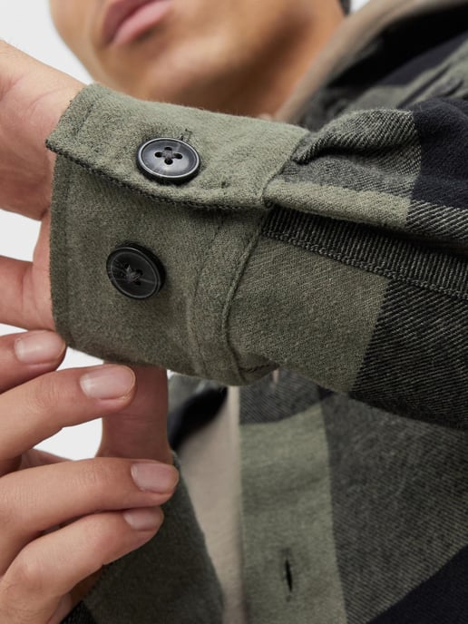 Produkt Overhemden Dean Check Overshirt Groen - Image 3