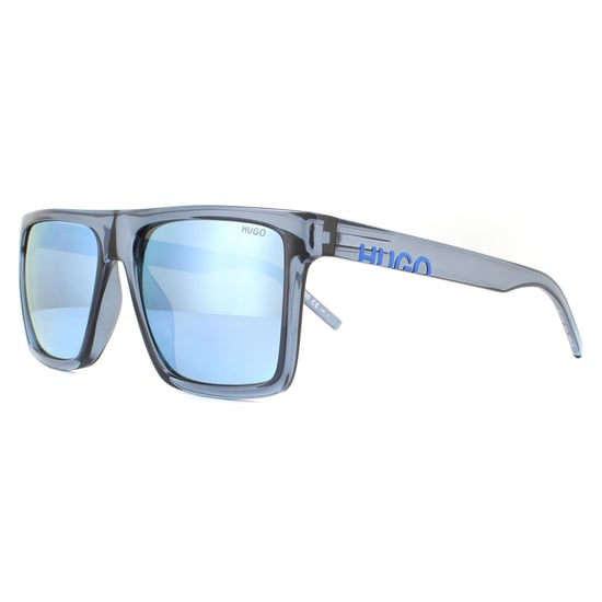 Hugo Door Hugo Boss Zonnebril HG 1069/S PJP 3J Crystal Blauw Blauw Mirror - Image 2