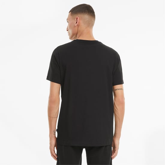 Men's Puma Essential Small Logo T-Shirt in Black - Image 2