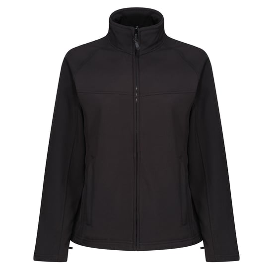Regatta Ladies Uproar Softshell Wind Resistant Jacket (All Black)