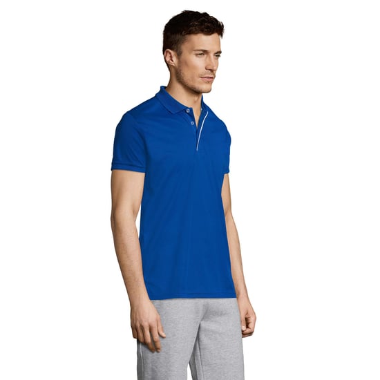 SOLS Heren Performer Sport Poloshirt (Koningsblauw) - Image 3