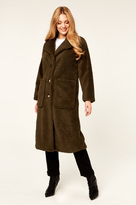 Longline Teddy Coat