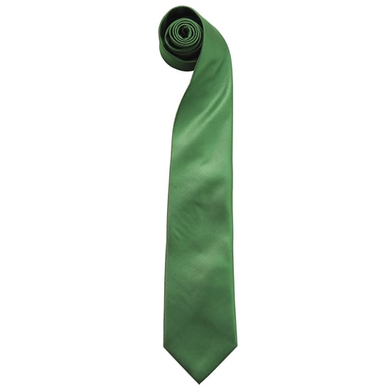 Premier Heren 'Kleuren' Effen Fashion / Zaken Stropdas (Emerald) - Image 1