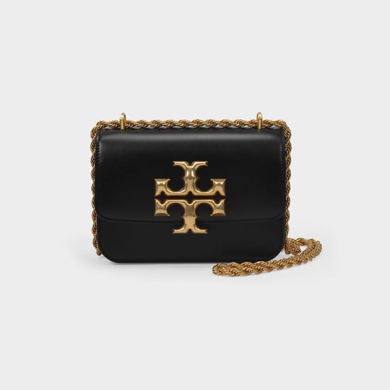 Eleanor Small Hobo Bag - Tory Burch - Black - Leather