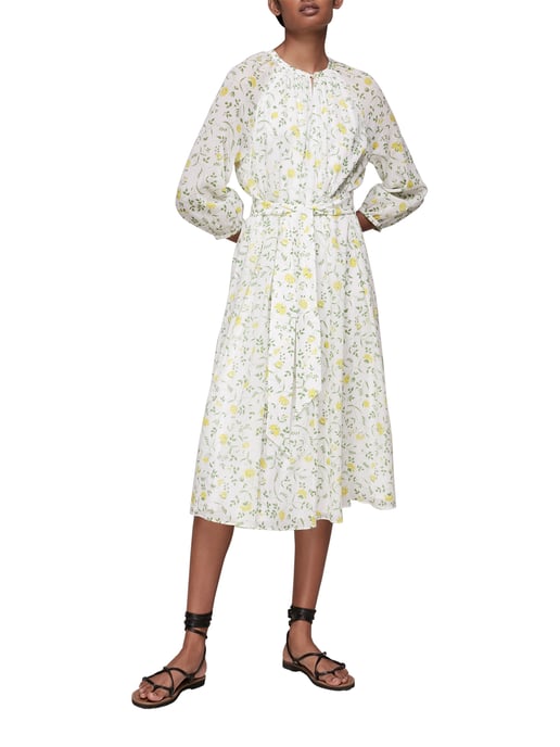 Savannah Floral Silk Mix Dress