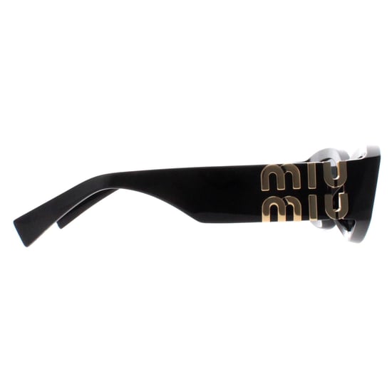 Miu Miu Oval Womens Black Dark Grey MU11WS