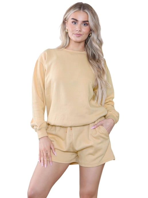 Kruze | Dames Sweatshirt & Korte Broek Tracksuit Set - Image 1