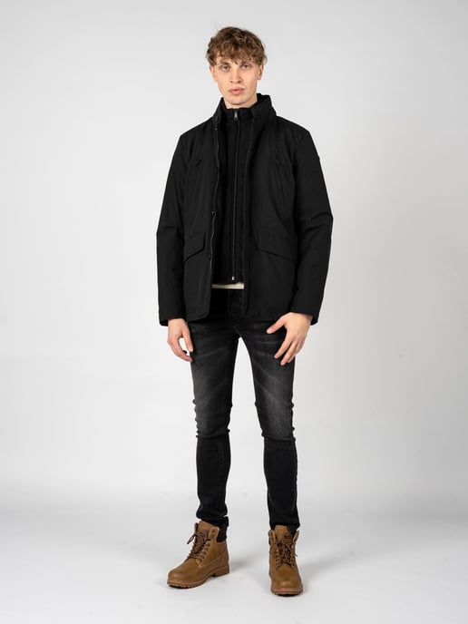 Geox Jacket Tevere Men's Black - Image 2