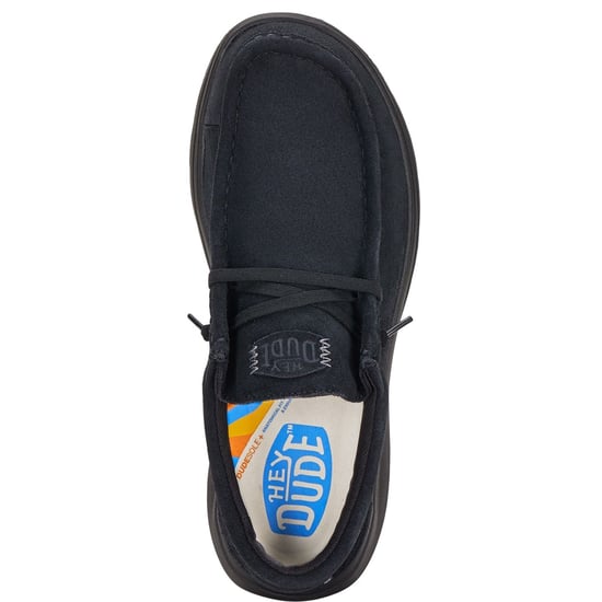 HEYDUDE Wally X Suede Heren Zwart Bootschoenen - Image 3