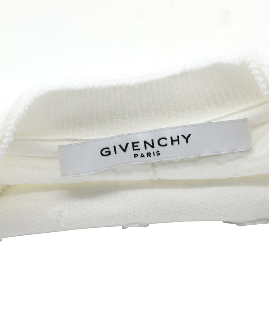 Givenchy Versleten Sweatshirt in Witte Katoen - Image 3