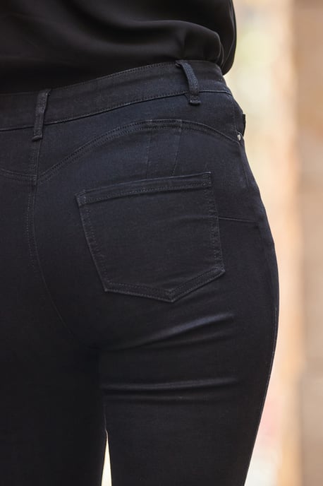 Black Sculpting Kick Flare Jeans