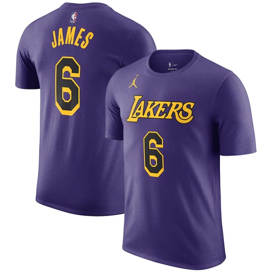Jordan NBA Los Angeles Lakers 06 James Lebron Kids Statement T-Shirt - Image 1