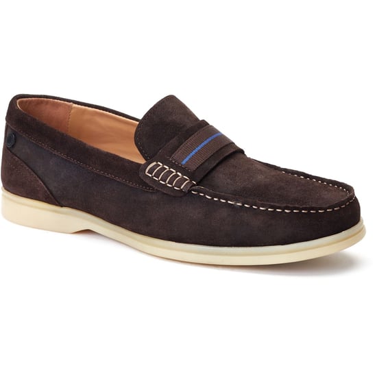 Base London Drum Leather Men's Burnt Brown Loafers - Image 1