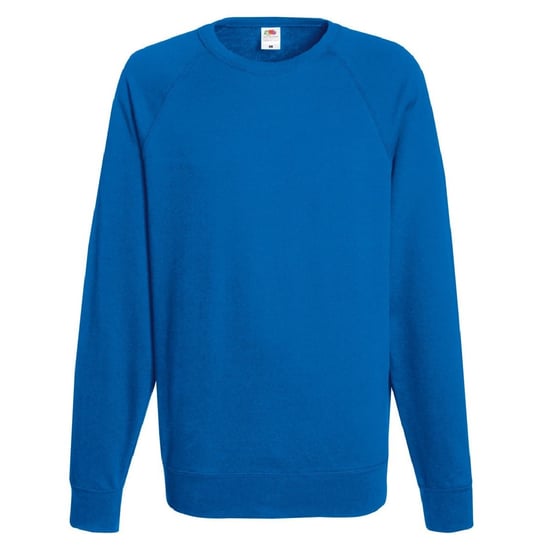 Fruit Of The Loom Mens Lightweight Raglan Sweatshirt (240 GSM) (Royal) - Image 1