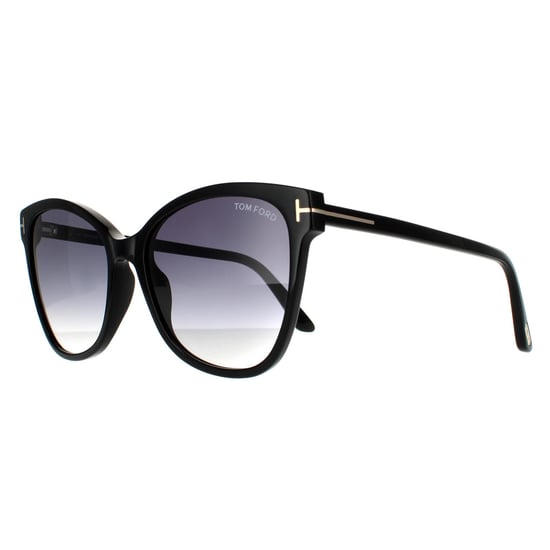 Tom Ford zonnebril ANI FT0844 01B Shiny Black Gray Gradient - Image 2